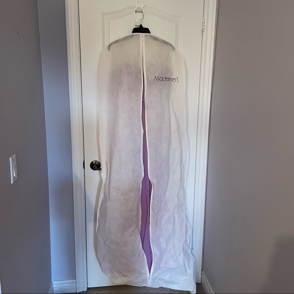 La Femme Beaded Lavender Strapless Prom Gown - Picture 16 of 16